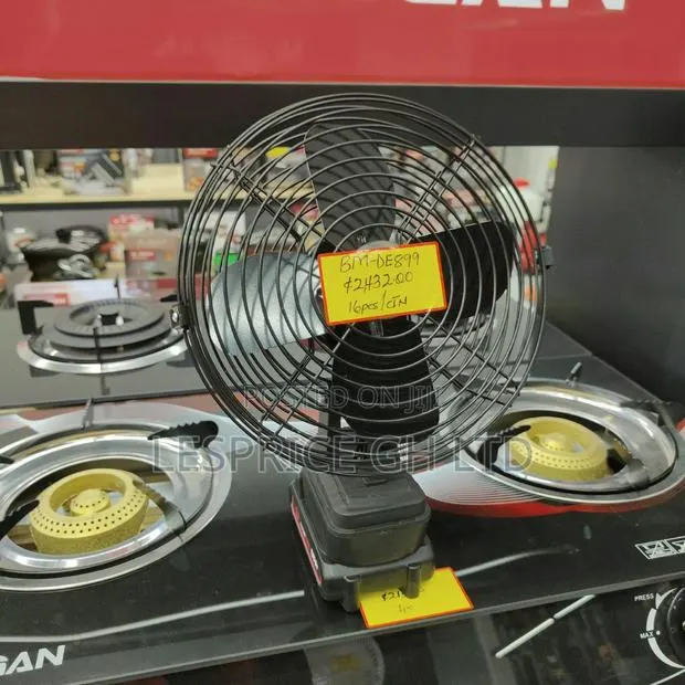 Cordless Rechargeable Worksite & Desk Fan - Portable Heavy-Duty · Photo 1