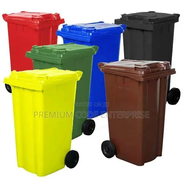 240 Liter Dustbin, Flat Cover · Photo 1