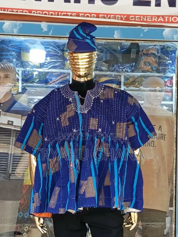 Limited Edition Royal Fugu – Authentic Batakari Statement Wear · Photo 1