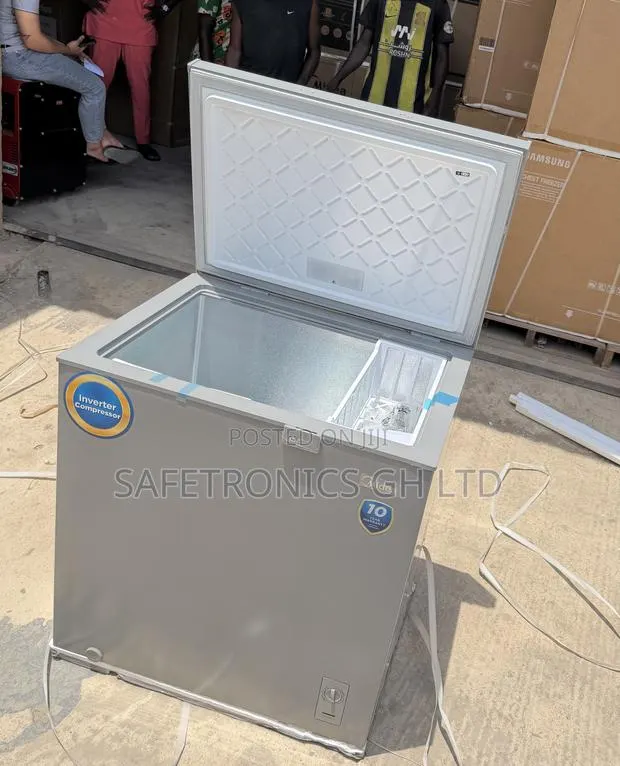Exclusive Midea Chest Freezer Single Door 198l Silver · Photo 1