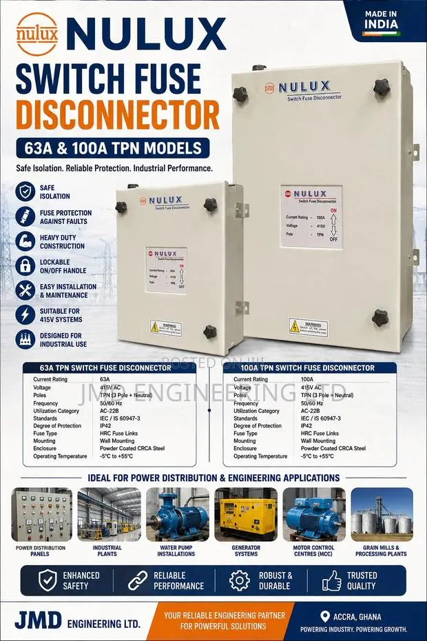 Main Switch 63a and 100a · Photo 1