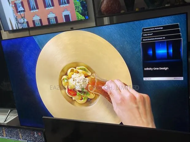 85qn95c 85 Samsung Nso Qled With Hd Camera Uhd Smart Infinite Uk Tv · Photo 1