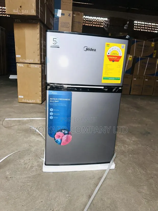 Fridge + Freezer Midea 2 Doors Table Top Double Door Fridge · Photo 1