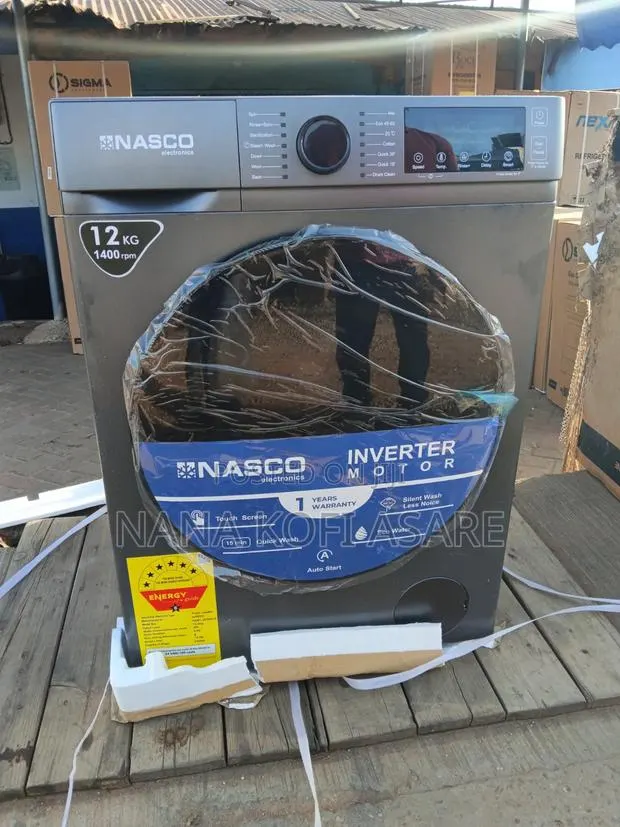 Nasco 12kg Front Load Washing Machine