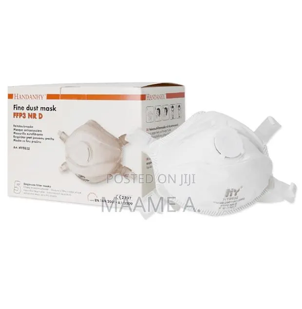 60 White Disposable Dust Mask. Ffp3 N R D · Photo 1