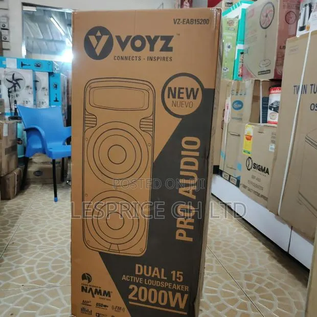 Great Performance Yet Affordable 2000W Voyz Bluetooth Speakers · Photo 1