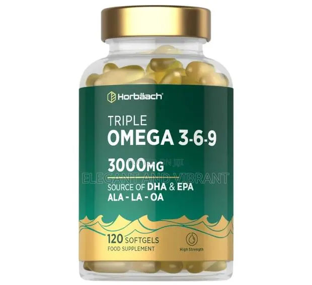 Omega 3-6-9 3000 Mg With Epa, Dha Ala | 120 Softgels · Photo 1
