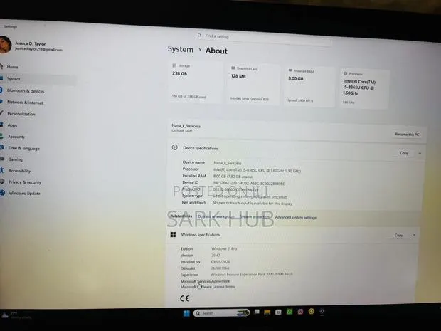 Laptop Dell Latitude 5400 8GB Intel Core i5 SSD 256GB · Photo 1