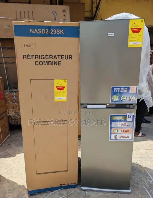 Nasco 207ltr Bottom Freezer Refrigerator Nasd2-29 · Photo 1