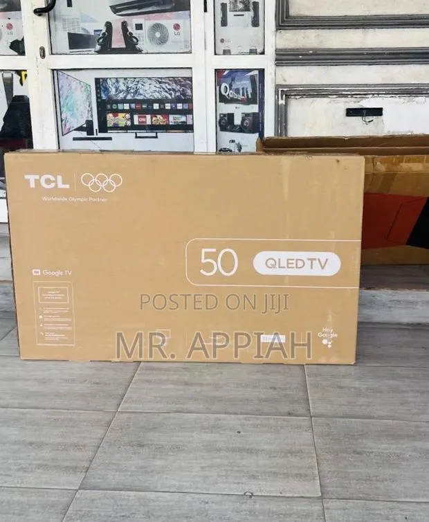 Choose Sleek TCL 50” Qled Smart Satellite Android TV(2024 Model) · Photo 1
