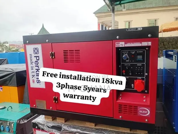Perkins 18kVA 3-Phase Diesel Generator – Silent Key Start Genset18kva · Photo 1