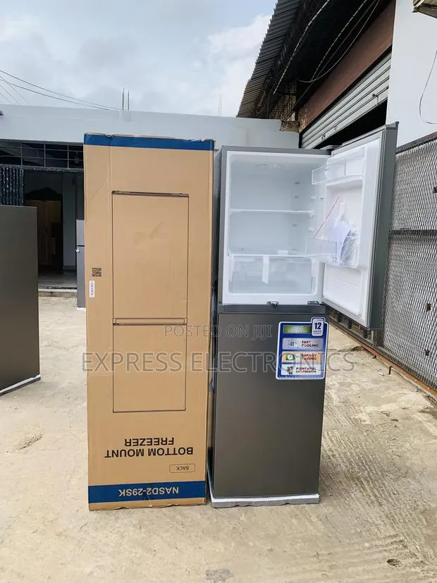 Available Now at Store Nasco Double Door Fridge NASD2-23sk · Photo 1