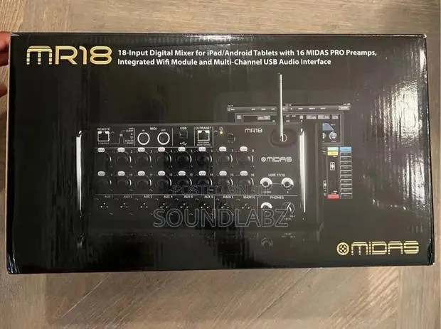 Midas Mr18 18-Input Digital Mixer. · Photo 1
