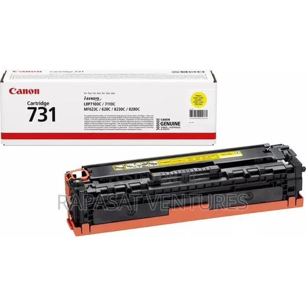 CANON 731 Yellow Original Toner Cartridge · Photo 1