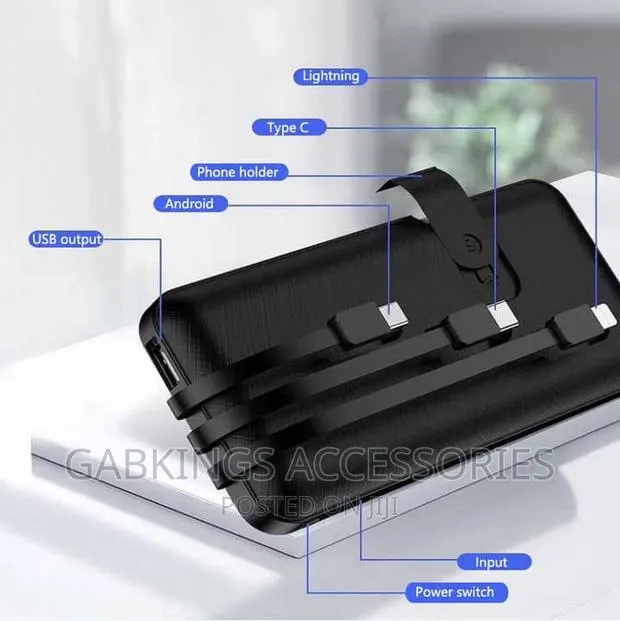 Powerbank With Built-in Cables · Photo 1
