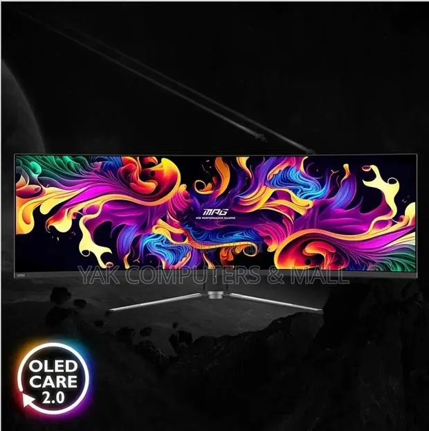 49 Inch Msi MPG 491cqp Qd-Oled,49 Curved Oled Gaming Monitor 5120×1440 · Photo 1