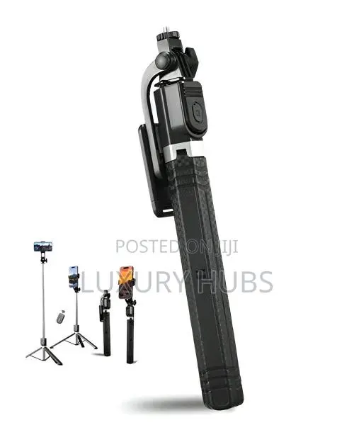 Wireless Bluetooth Selfie Stick Tripod | Extendable Phone Holder · Photo 1