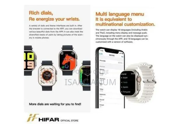 T800 Ultra Bluetooth Calling Smart Watch for Ios Android · Photo 1
