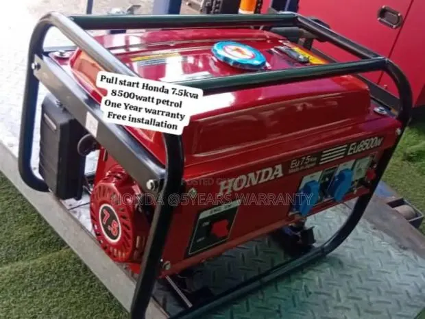 Clean Energy Pro Honda 7.5kva Petrol 8500watt Pull Start · Photo 1