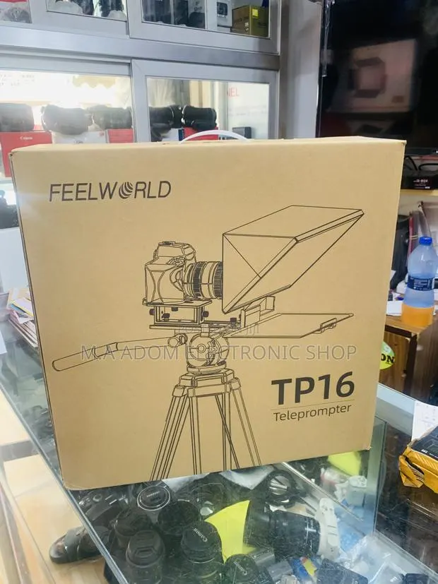 Feelworld Tele Prompter Brand New With Remote · Photo 1