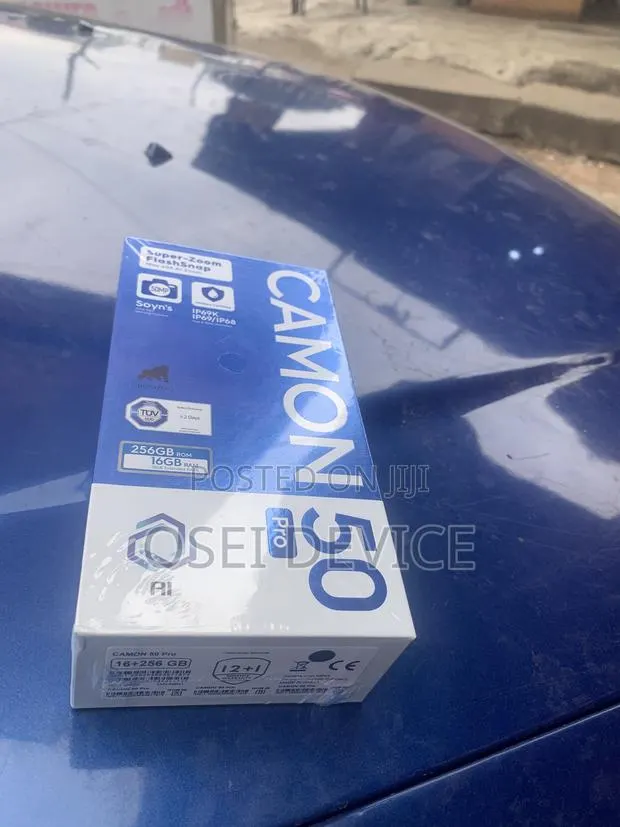 New Tecno Camon 50 Pro 256 GB Black · Photo 1