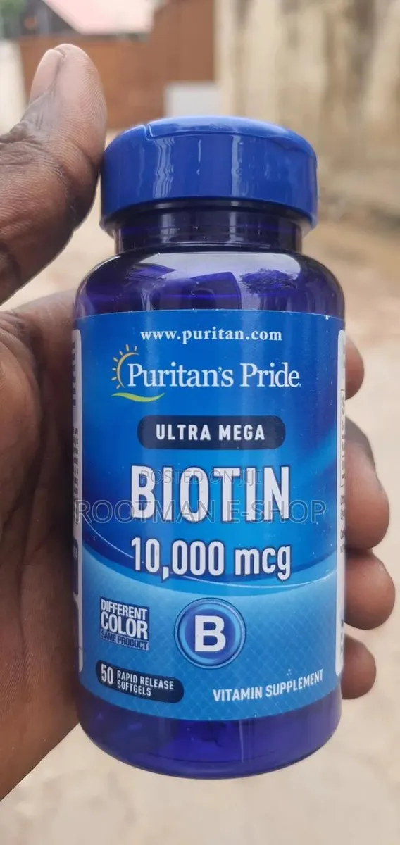 Biotin 10,000mcg (Puritan Pride ) Skin,Hair Nails · Photo 1