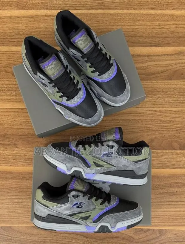 New Balance Numeric 770 Charcoal/Purple · Photo 1
