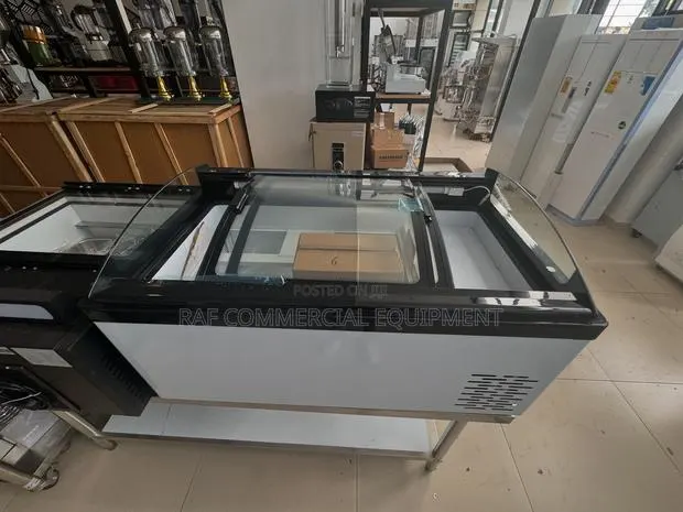 Commercial 6 Pot Ice Cream Display Freezer · Photo 1