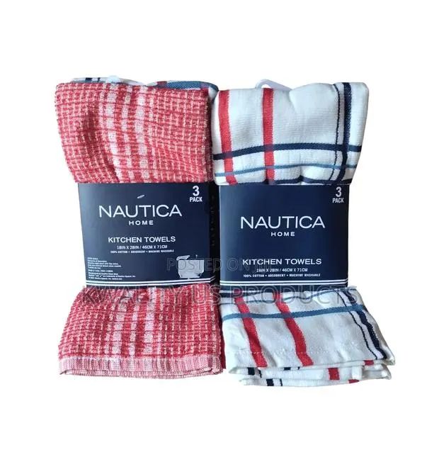 Nautica Home High-Quality Kitchen Towels - 3 Pack · Photo 1