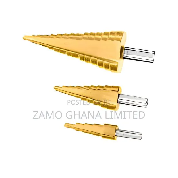 3 PCS Step Drill Bit Set # Wjd3401 · Photo 1