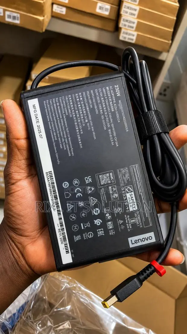 Original Lenovo Legion 230W Laptop Charger – High Power Adapter · Photo 1