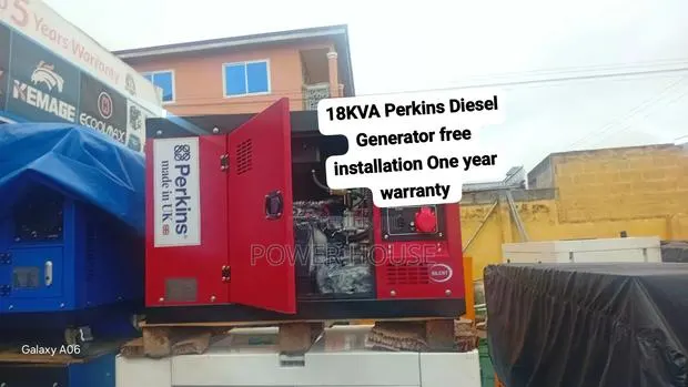 Premium 18kVA Perkins Generator – Powerful, Durable Fuel Efficient · Photo 1