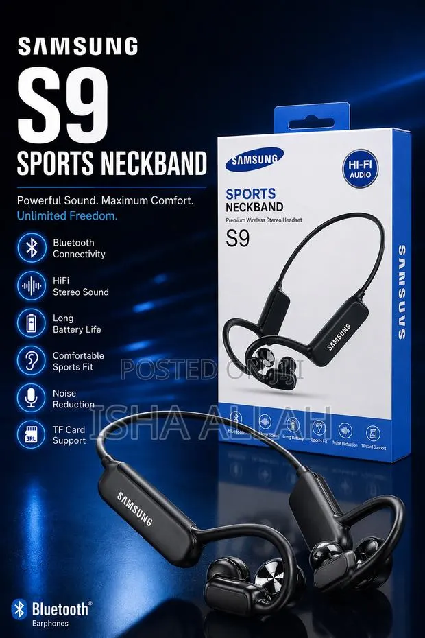 Samsung S9 Sports Neckband Earphones · Photo 1