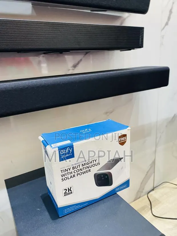 Authentic Eufy Outdoor Wireless Solar Security Camera. · Photo 1