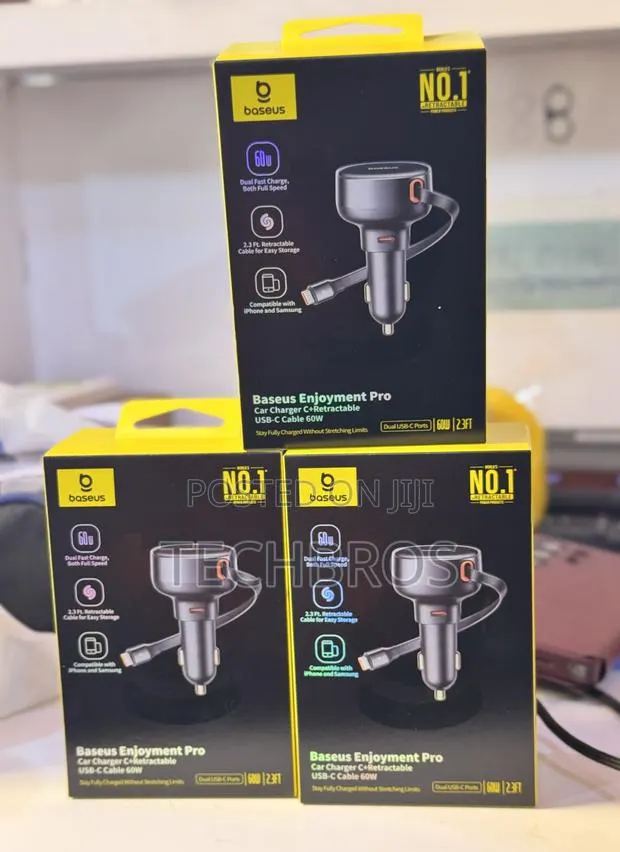 Baseus Car Charger 60w Dual Port · Photo 1