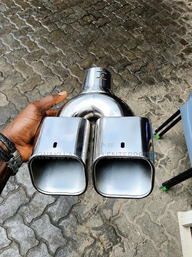 Double Chrome Exhaust Tip for Cars 🚗✨ · Photo 1