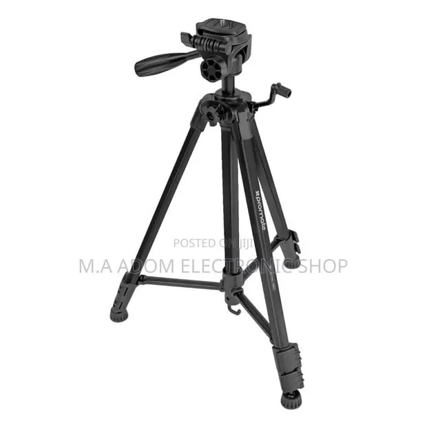Promate 3 Sections Aluminium Alloy Tripod With Quick-Release Plate · Photo 1