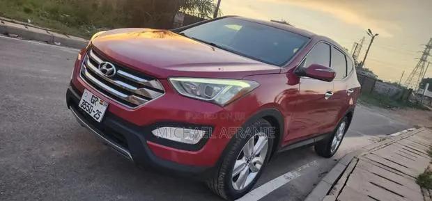 Hyundai Santa Fe 2015 Red · Photo 1