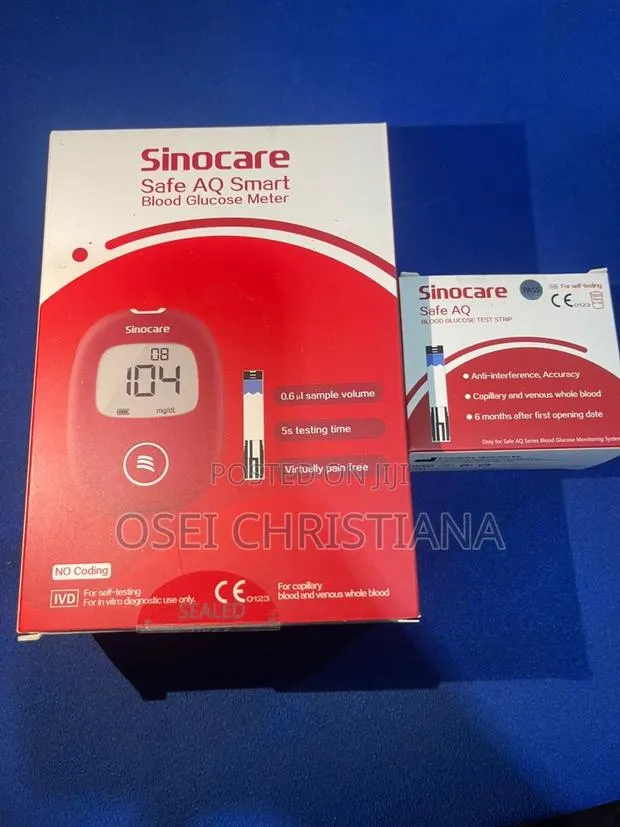 Sinocare Glucometer + 50 Strips · Photo 1