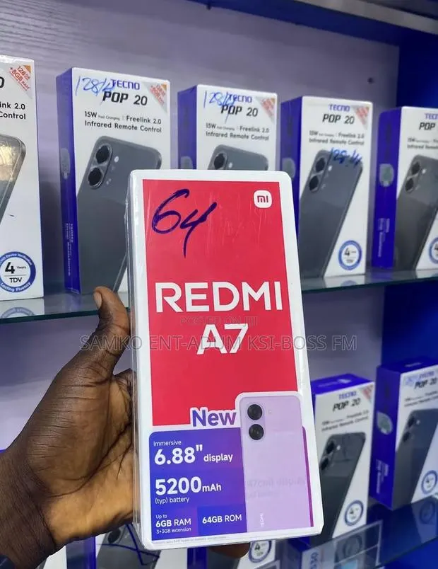 New Xiaomi Redmi A7 64 GB Black · Photo 1