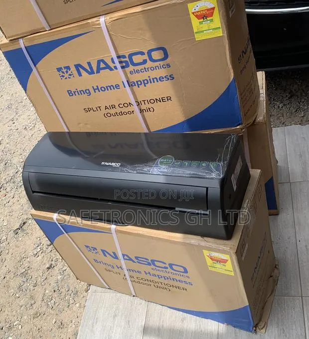 Newly Virtual Nasco 1.5hp Mirror Split Air Conditioner R410 Gas Black · Photo 1