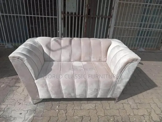 Luxury Modern Velvet 2-Seater Sofa – Elegant Comfortable · Photo 1