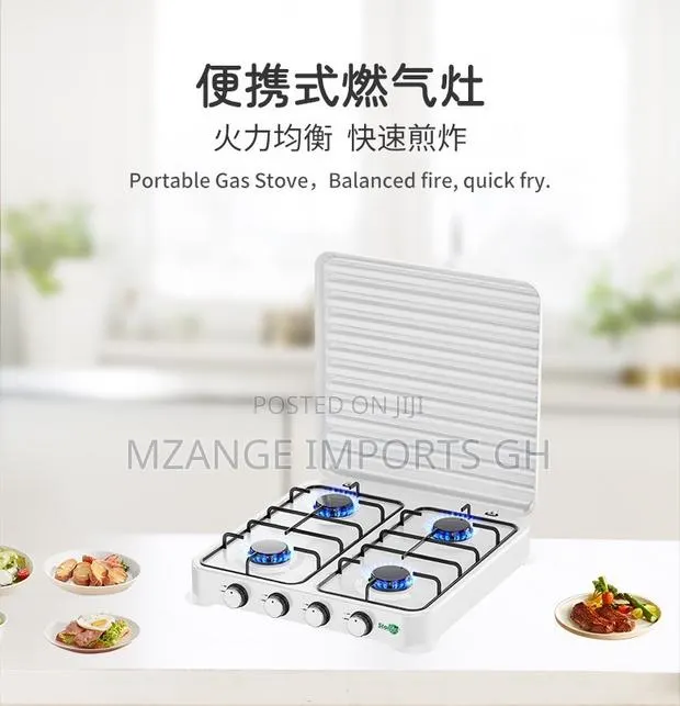 STARLUX 4 Burner Table Top Gas Cooker White Colour · Photo 1