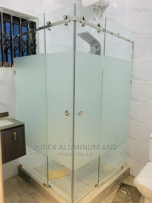 Double Sliding Shower Glass Door · Photo 1