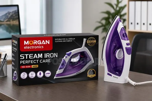 Morgan Electric Steam Iron 1800w Over Heat Protection · Photo 1
