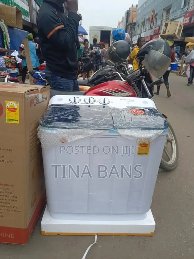 Binatone 7kg Semi Automatic Top Load Washing Machine