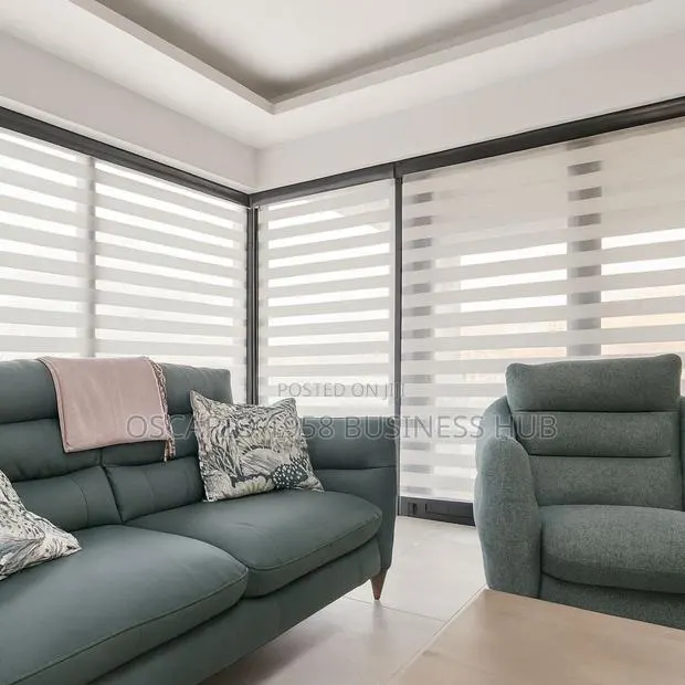 Lucky Charm Consulting Zebra Curtain Blinds · Photo 1