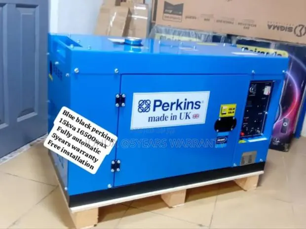 Power on Demand Today Perkins 15kva 16500watt Diesel Ats · Photo 1