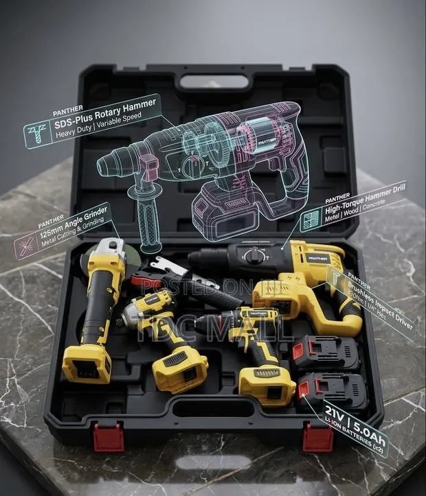 4in1 Rechargeable Cordless Power Drill + Concrete Cutting Machine 21v · Photo 1