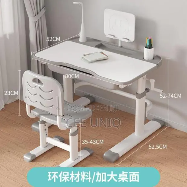 Adjustable Kids Desks and Chair · Photo 1